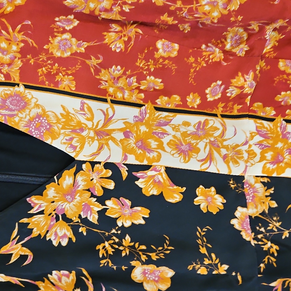 Anthropologie Kachel Multi Print Boho Midi Dress 8 - Picture 4 of 12